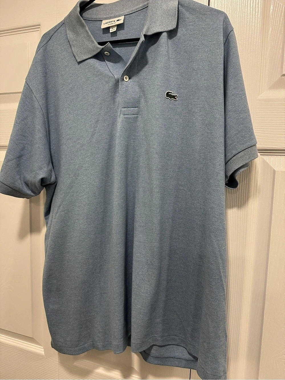 Lacoste Classic Fit Polo in Blue Size XXL Like New
